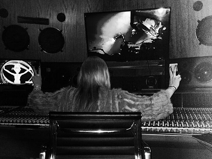 Ein Studio-Schnappschuss von Lindsay Lohans Instagram-Account