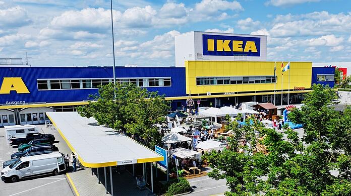 Ikea in Eching: Hier soll bald ein neues Möbelhaus entstehen. Das alte wird abgerissen.