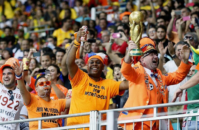 Die Fans der Fußball-WM 2014