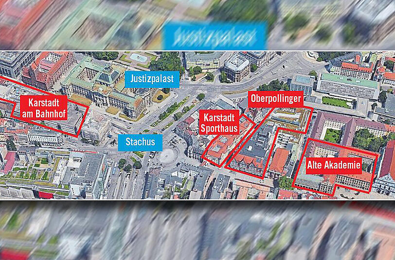 Benkos Reich: Karstadt am Bahnhof, Karstadt Sport, Oberpollinger und Alte Akademie &ndash; überall bestimmt der Österreicher mit.