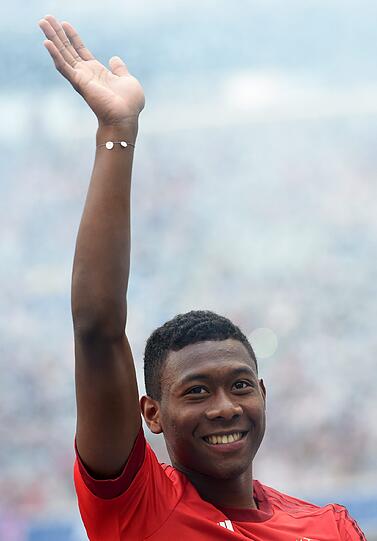 DAVID ALABA Note 3: Kam für Kimmich und rückte auf die Linksverteidigerposition. Sicherte gut ab und schoss ein, zwei Mal aufs Tor. (Symbolbild)
