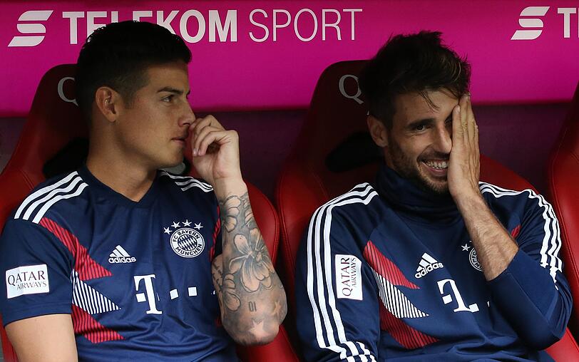 Ein gewohntes Bild zu Saisonbeginn: James auf der Bank