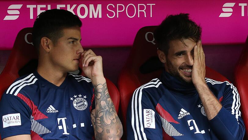 Ein gewohntes Bild zu Saisonbeginn: James auf der Bank Ein gewohntes Bild zu Saisonbeginn: James auf der Bank