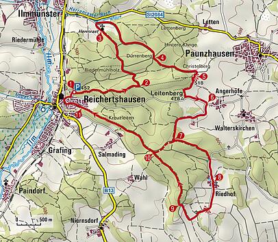 Die Tour-Route Die Tour-Route