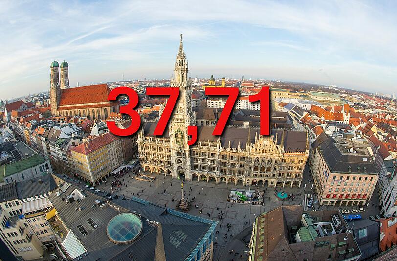 ... Euro zahlen Münchner Fahrschüler im Schnitt für eine Dreiviertelstunde Unterricht.