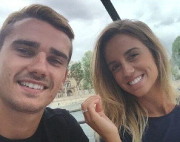 Atlético Madrid: Der Franzose Antoine Griezmann liebt seit Jahren die hübsche Erika Choperena.