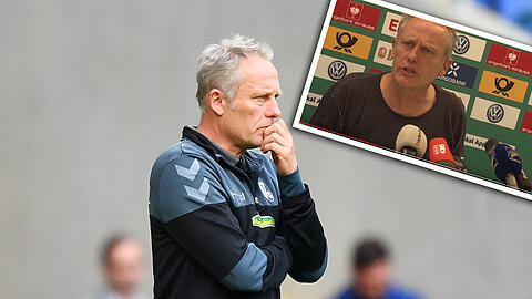 Emotionaler Auftritt: SC-Coach Christian Streich ärgert sich über den Fall Roger Schmidt.