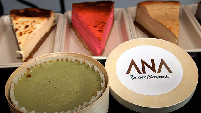 Eine Besonderheit der baskischen Käsekuchen bei Ana Spanish Cheesecake ist die Cremigkeit