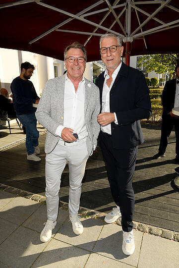 Patrick Lindner und Peter Sch&auml;fer