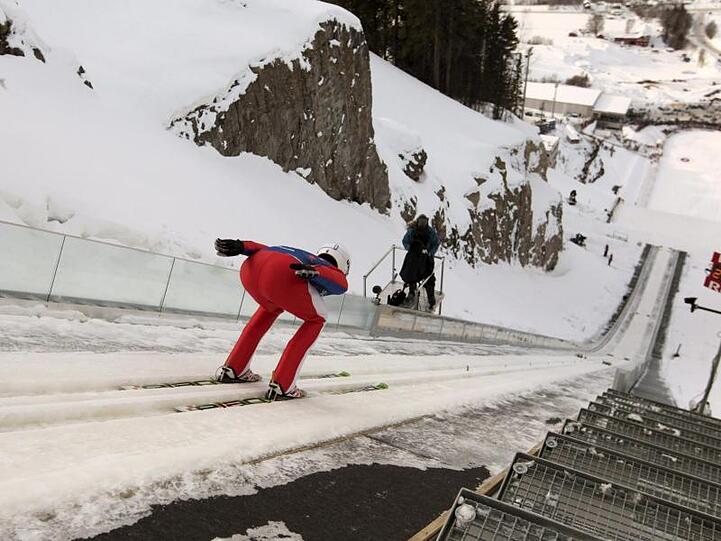 Der Schanzenhügel in Vikersund ist die letzte Station der Raw-Air-Serie, bei der dem Sieger 60.000 Euro Preisgeld winken.