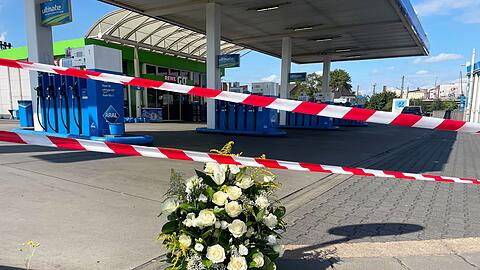 Die überfallene Tankstelle liegt nur wenige hundert Meter vom Ort der Festnahme entfernt. (Archivfoto)