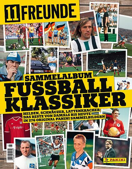 Darin werden die Bilder gesammelt. Das neue Sammelalbum von Panini.
