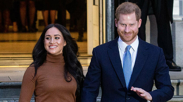 Harry und Meghan während eines Auftritts in London zu Beginn des Jahres