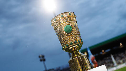 Der DFB-Pokal im Gr&uuml;nwalder Stadion &ndash; seit 2022/23 nimmt der TSV 1860 erstmals wieder an der ersten Hauptrunde teil.