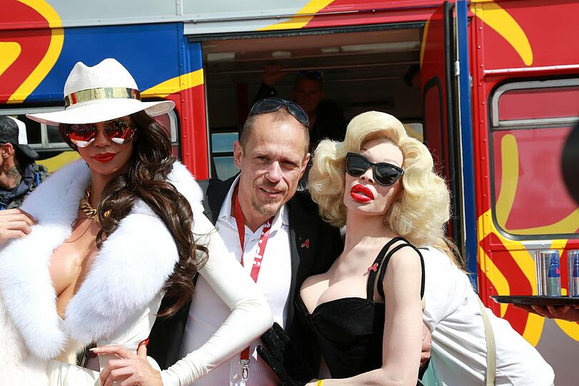 Yasmine Petty, Gery Keszler und Amanda Lepore