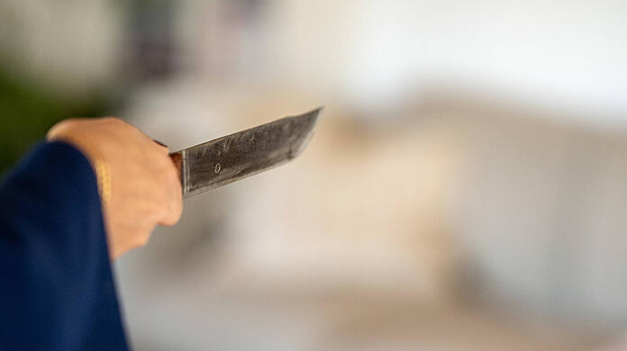 Die Polizei nahm die 49-Jährige im Haus fest, bei dem Vorfall wurde niemand verletzt. (Symbolbild)