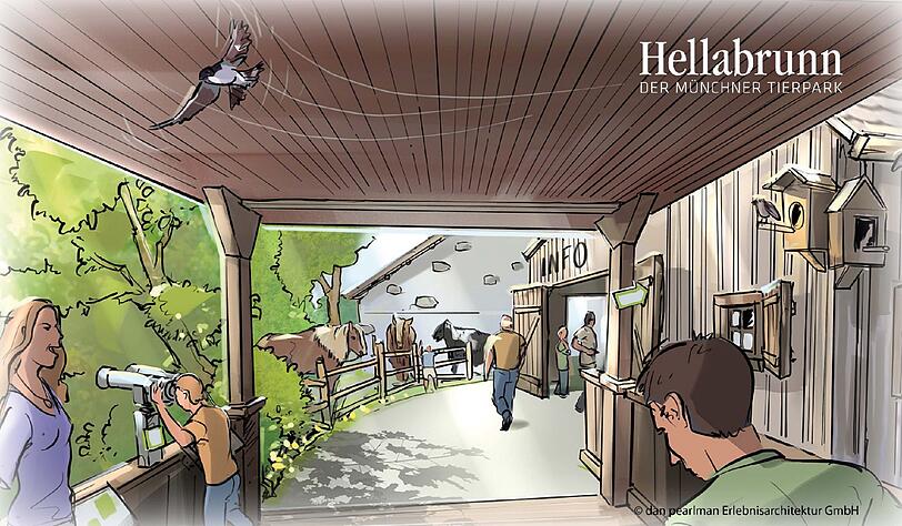 Das neue "Mühlendorf" soll bis 2019 fertig sein. Es entsteht auf dem Platz des bisherigen Kindertierparks.