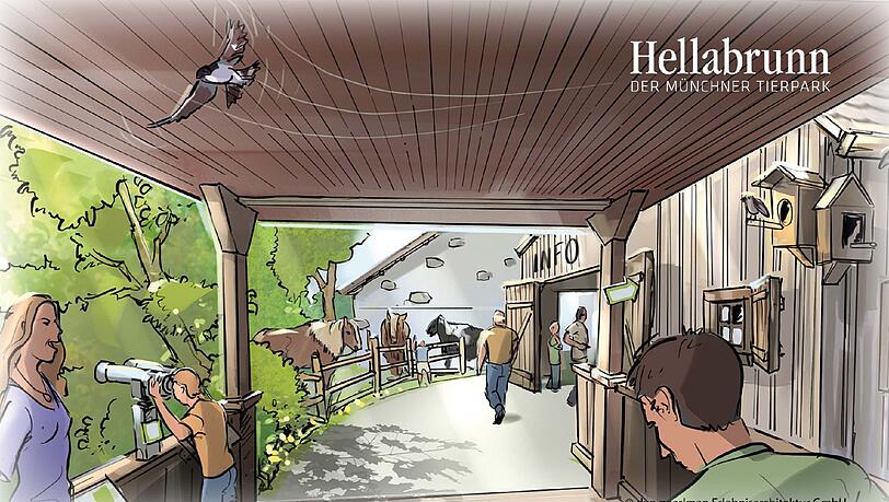 Das neue "Mühlendorf" soll bis 2019 fertig sein. Es entsteht auf dem Platz des bisherigen Kindertierparks. Das neue "Mühlendorf" soll bis 2019 fertig sein. Es entsteht auf dem Platz des bisherigen Kindertierparks.