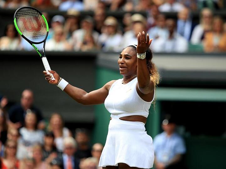 Serena Williams haderte mit ihrem Spiel.