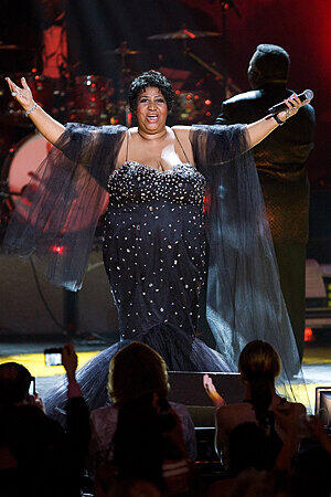 Eine gwaltige Erscheinung, stimmlich und körperlich: Aretha Franklin