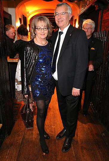 Landespolizeipräsident Wilhelm Schmidbauer mit Frau Christiana