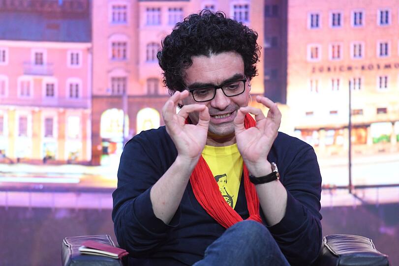 Rolando Villazón im Literaturhaus München.