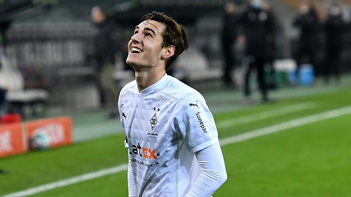 Auf dem Weg nach oben: Florian Neuhaus, der in Gladbach bis 2024 unter Vertrag steht.