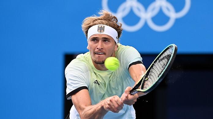 Seine Geheimwaffe: Alexander Zverev und seine Power-Rückhand.