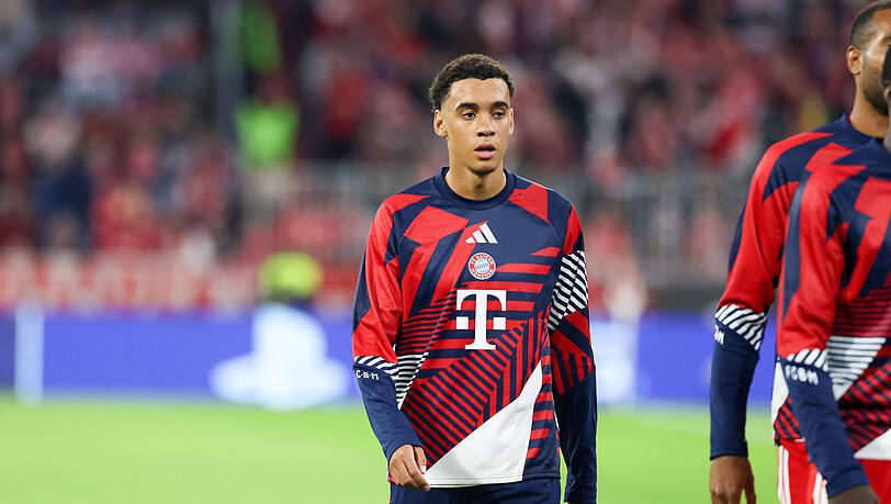 Steht gegen Bodo/Glimt in der Startelf des FC Bayern: Jamal Musiala. Steht gegen Bodo/Glimt in der Startelf des FC Bayern: Jamal Musiala.