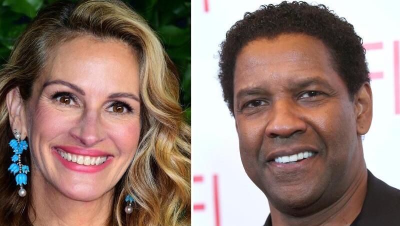Julia Roberts und Denzel Washington stehen gemeinsam vor der Kamera. Julia Roberts und Denzel Washington stehen gemeinsam vor der Kamera.