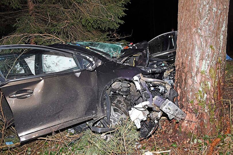 Der Fahrer starb noch am Unfallort.
