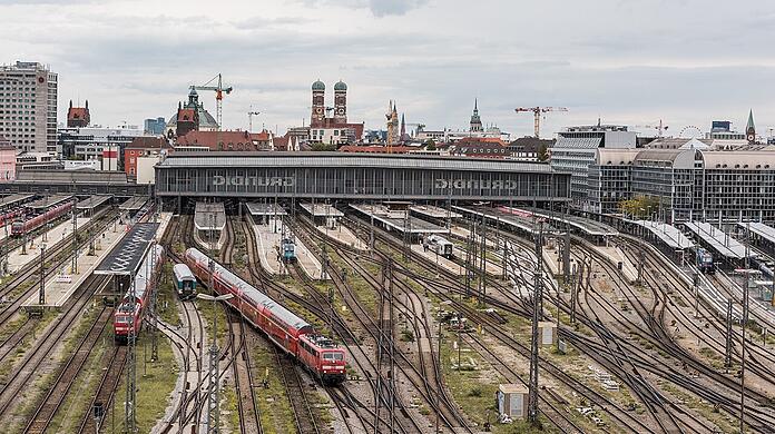 Die Stammstrecke war am Montagmorgen gesperrt. (Archivbild)