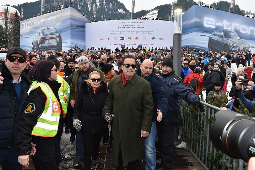 Arnold Schwarzenegger mit Heather Milligan