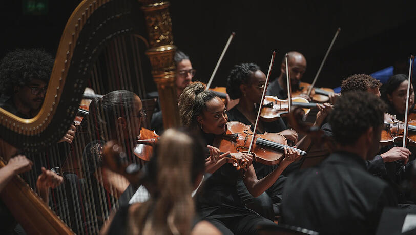 Das 2015 in London gegründete Chineke! Orchestra.
