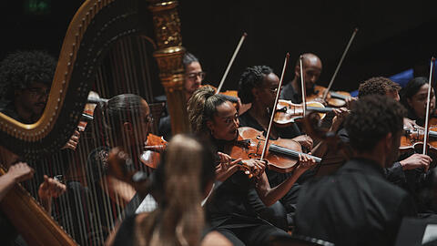 Das 2015 in London gegründete Chineke! Orchestra.