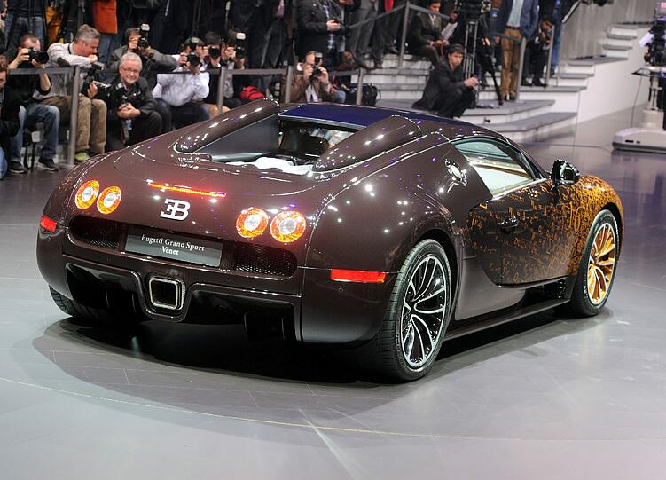 Der Bugatti Grand Sport Venet. Foto: Uli Deck/dpa