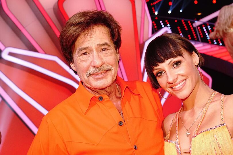 Moderator Jörg Draeger und seine Tanzpartnerin Marta Arndt