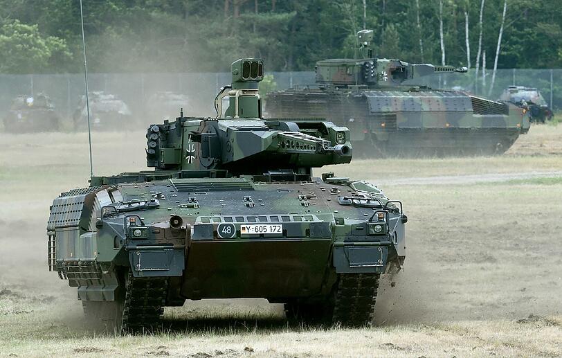 Der Schützenpanzer "Puma" der deutschen Konzerne Rheinmetall und Krauss-Maffei Wegmann.
