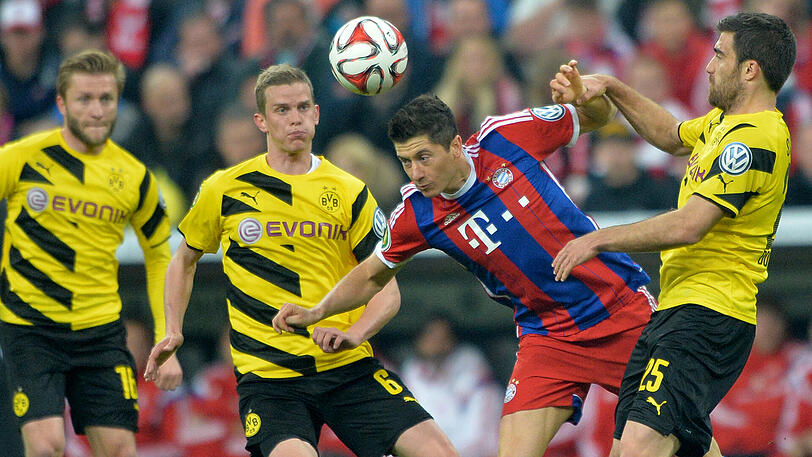 28. April 2015, Halbfinale: FC Bayern - Dortmund 0:2 i.E. (1:1)