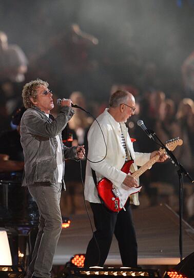 Und auch Altrocker The Who...