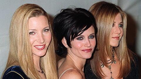 Aus "Friends" wurden Freundinnen: Lisa Kudrow, Courteney Cox und Jennifer Aniston.