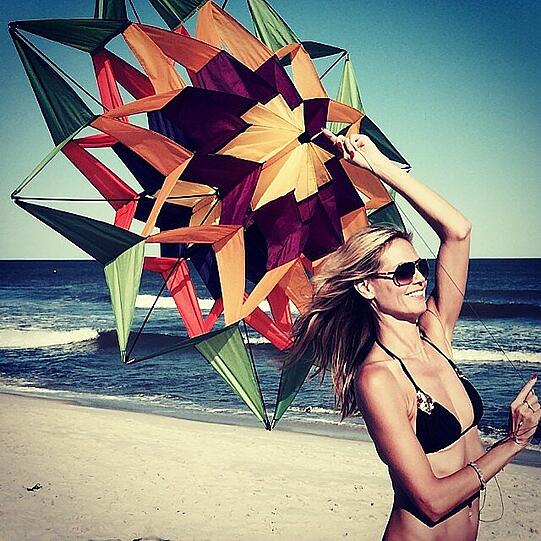 Heidi Klum hat "Fun in the sun".