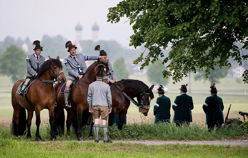 Die Bilder vom Patronatstag der bayerischen Gebirgsschützen.