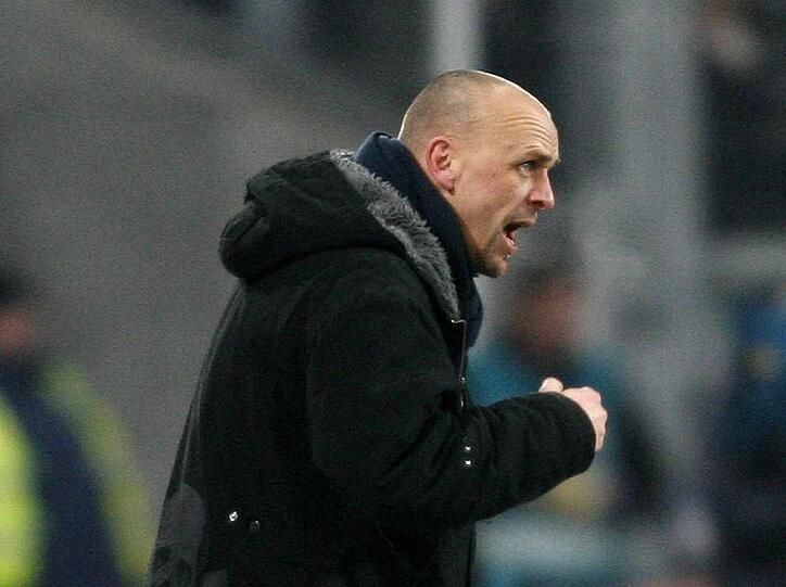 Der Trainer des FC ST. Pauli: Holger Stanislawski.