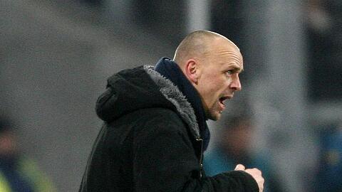Der Trainer des FC ST. Pauli: Holger Stanislawski.