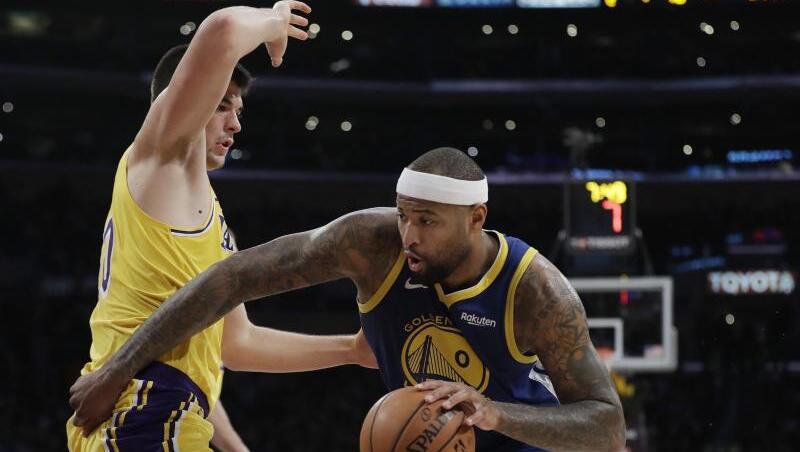 War erst im Sommer zu den Lakers gewechselt: DeMarcus Cousins (r). War erst im Sommer zu den Lakers gewechselt: DeMarcus Cousins (r).