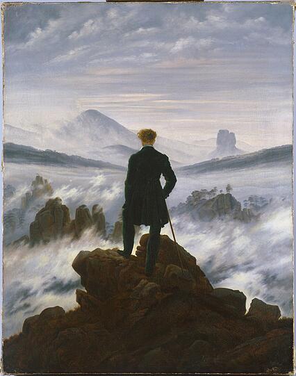"Der Wanderer über dem Nebelmeer" ist vielleicht das bekannteste Gemälde Caspar David Friedrichs. Die Rückenfigur ist typisch für den Maler, deren Größe weniger. Und die Hamburger haben 1970 geistesgegenwärtig zugeschlagen und das Bild für 600.000 Mark erworben. Ein Coup!