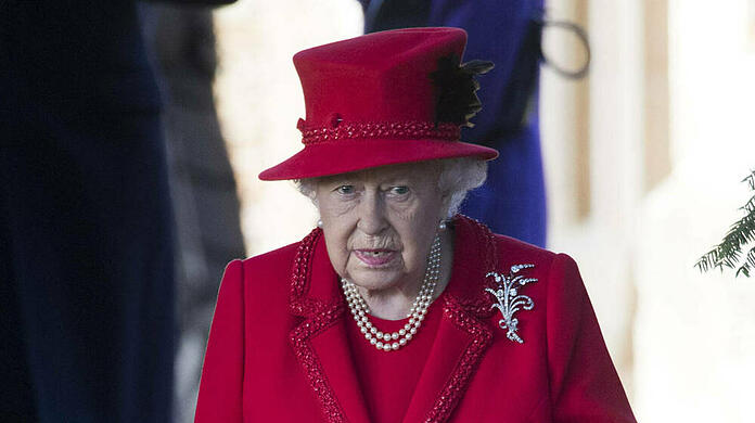 Die Queen 2019 nach dem Weihnachtsgottesdienst