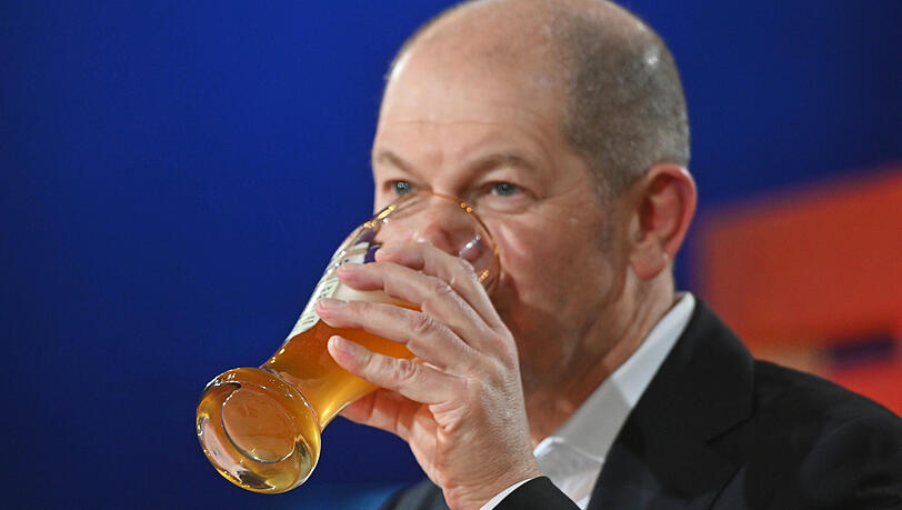 Der SPD-Kanzlerkandidat Olaf Scholz sprach in VIlshofen Der SPD-Kanzlerkandidat Olaf Scholz sprach in VIlshofen