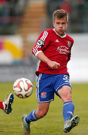 Ist bei Drittligist SpVgg Unterhaching als Linksverteidiger am Ball: Weltmeister-Bruder Fabian Götze (24).